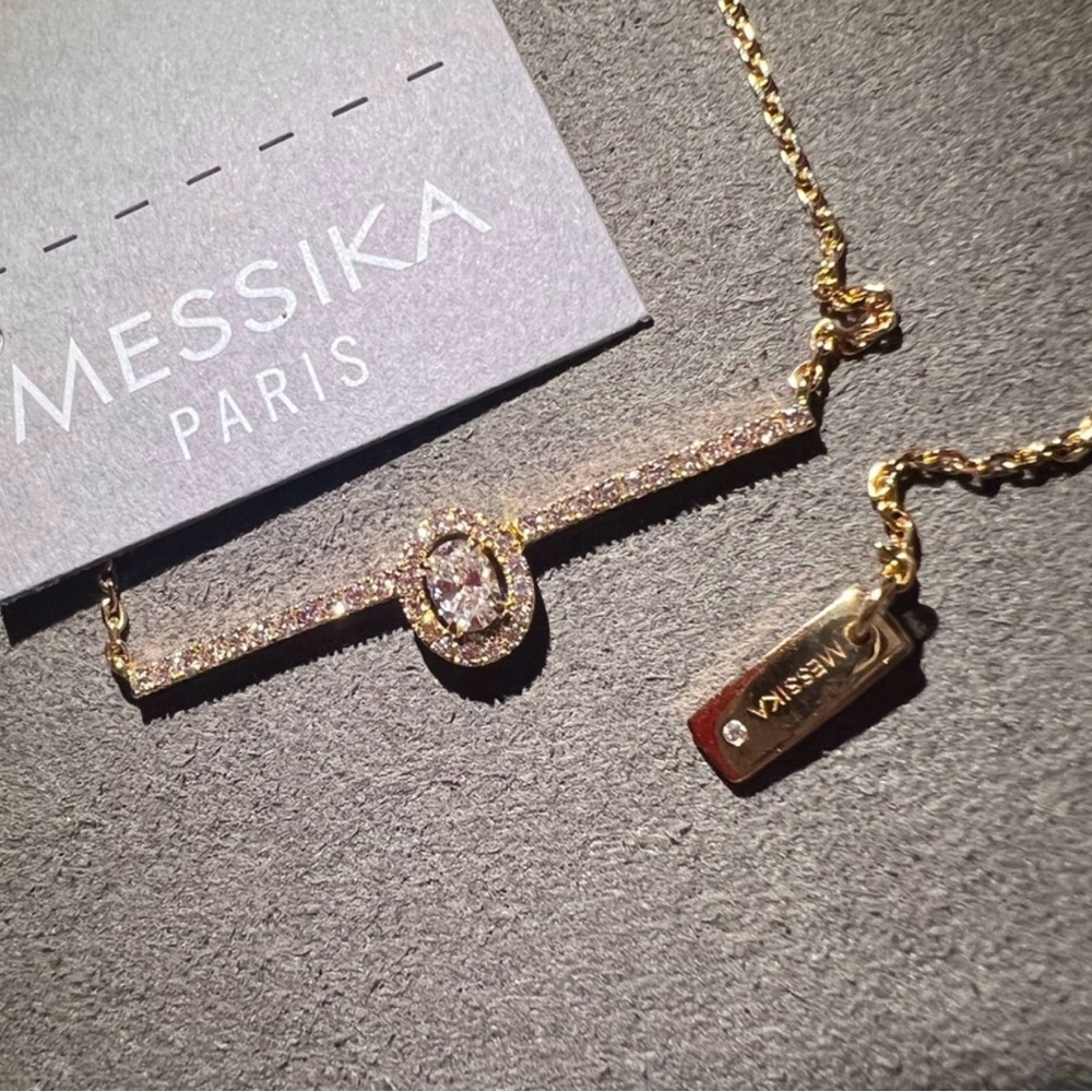 Messika Gold and Silver Necklace